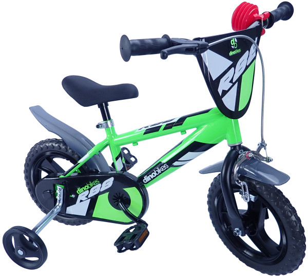 KUBIsport 05-CSK5123K-ZE Dino bikes 412UL zelená 12&quot; 2023