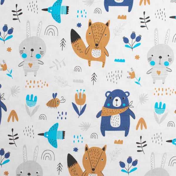 Dětská deka z Minky s výplní New Baby Medvídci modrá 80x102 cm 