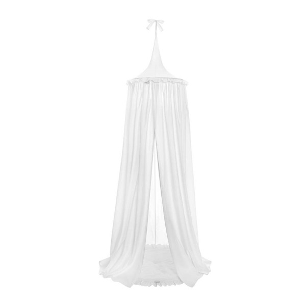 Závěsný stropní luxusní baldachýn-nebesa + podložka Belisima bílá