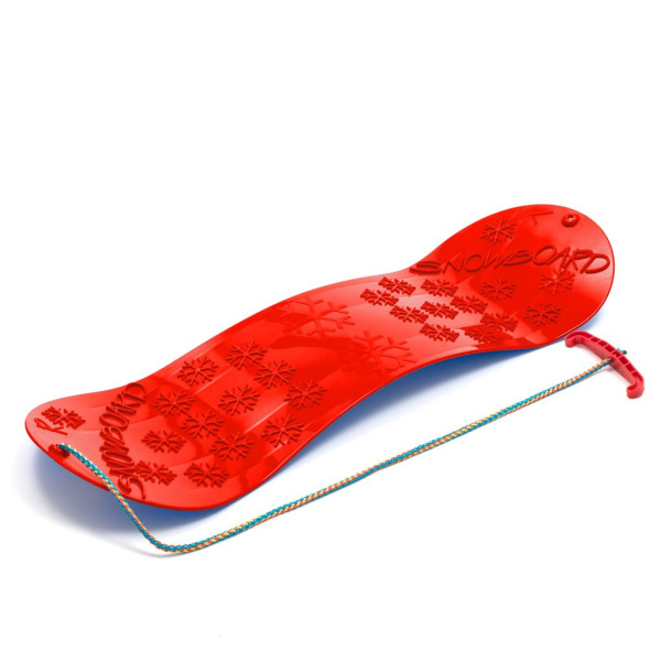Dětský kluzák na sníh Baby Mix SNOWBOARD 72 cm červený