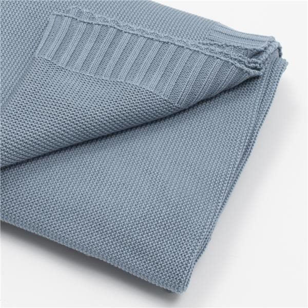 Bambusová pletená deka New Baby 100x80 cm blue 